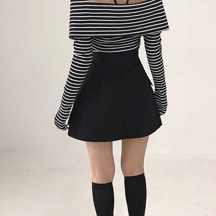 Twomoon - Korean Women Fashion - #momslook - Rona Pocket Skirt - 11