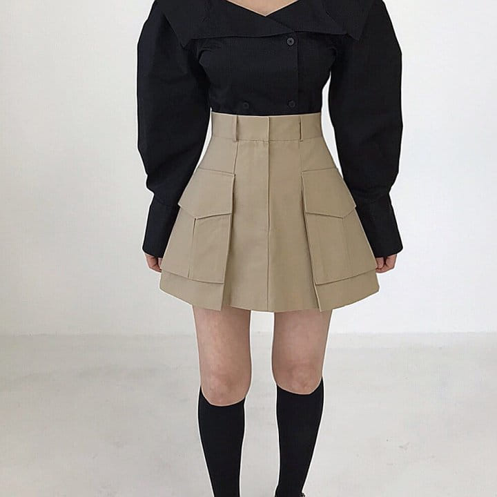 Twomoon - Korean Women Fashion - #momslook - Rona Pocket Skirt - 7