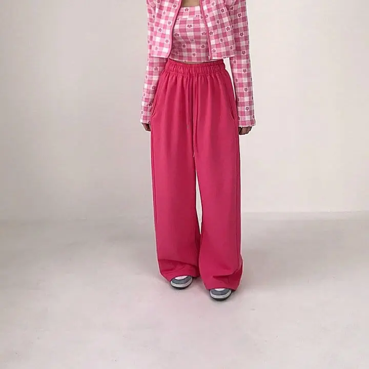 Twomoon - Korean Women Fashion - #momslook - Loose Line Pants - 11