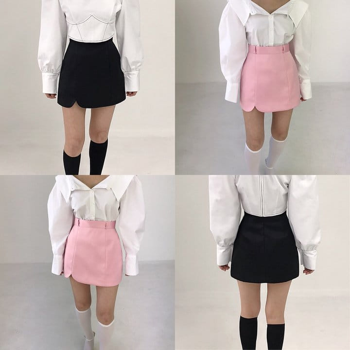 Twomoon - Korean Women Fashion - #momslook - Glow Satin Skirt