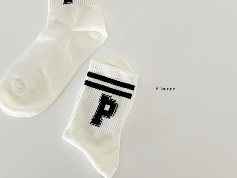 V Bunny - Korean Children Fashion - #kidzfashiontrend - Pi Check Socks Set - 4