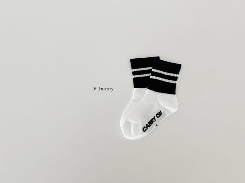 V Bunny - Korean Children Fashion - #childofig - Coming Socks Set - 6