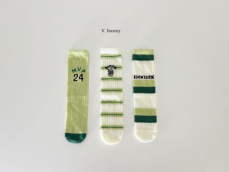 V Bunny - Korean Children Fashion - #childofig - MVP Socks Set