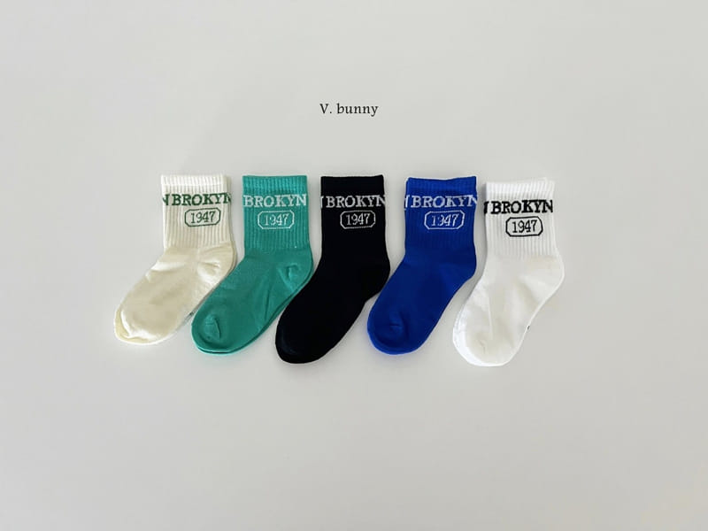 V Bunny - Korean Children Fashion - #childofig - Broken Socks Set - 9