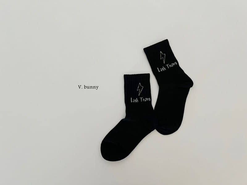 V Bunny - Korean Children Fashion - #stylishchildhood - Lightning Socks Set - 4