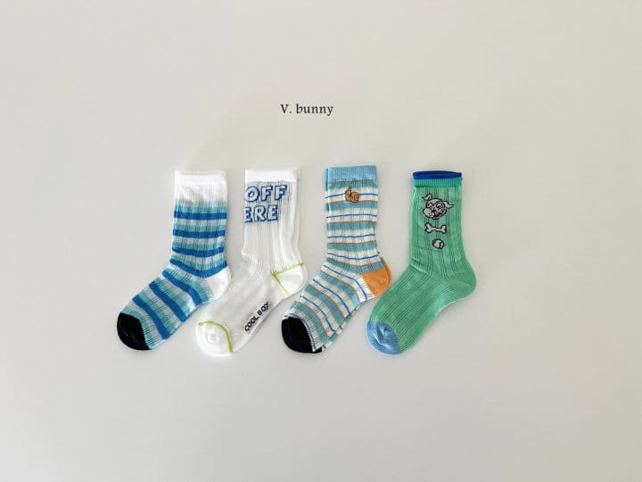 V Bunny - Korean Children Fashion - #childrensboutique - Snail Socks Set