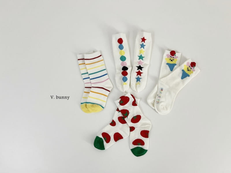 V Bunny - Korean Children Fashion - #designkidswear - Icecon Socks Set - 9