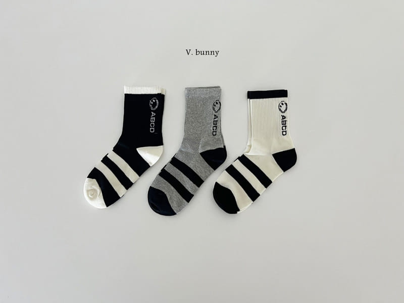 V Bunny - Korean Children Fashion - #designkidswear - Ace Socks Set - 2