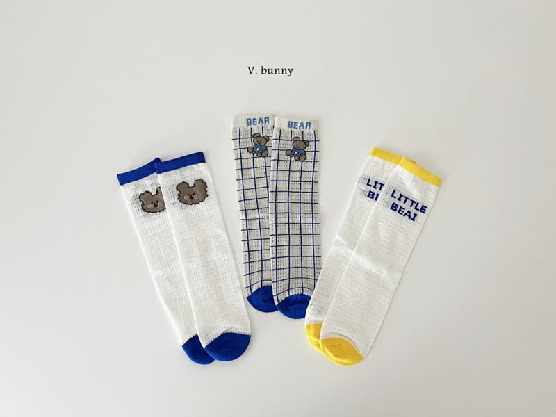 V Bunny - Korean Children Fashion - #designkidswear - Bay Socks Set - 10