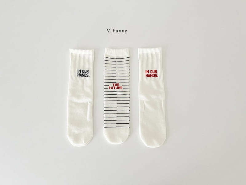 V Bunny - Korean Children Fashion - #discoveringself - Hands Socks Set