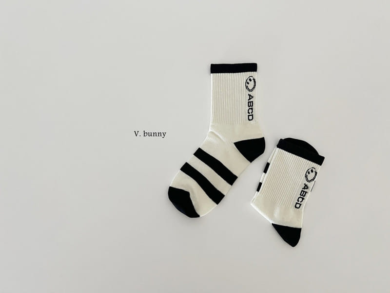 V Bunny - Korean Children Fashion - #discoveringself - Ace Socks Set - 3