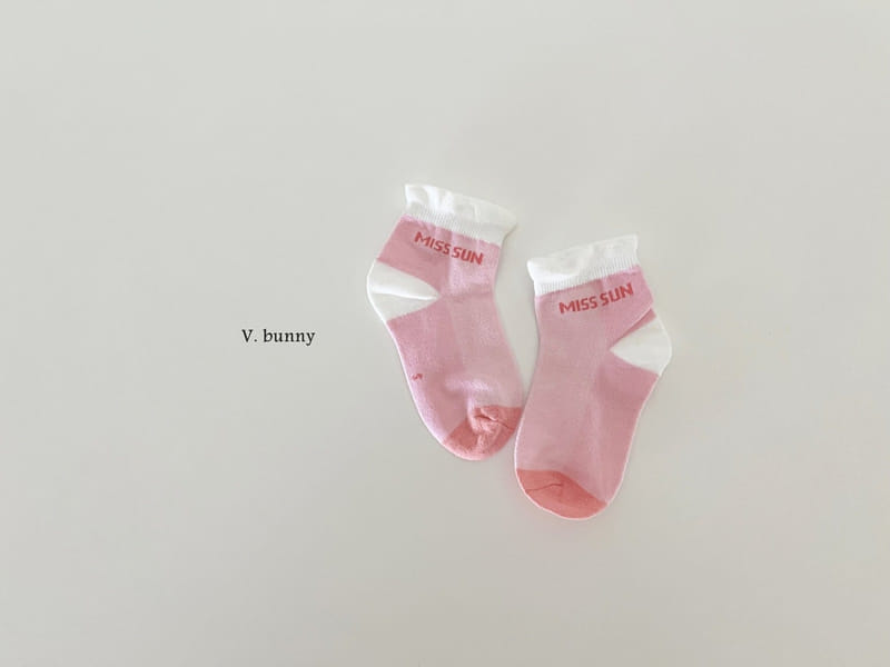 V Bunny - Korean Children Fashion - #fashionkids - Ok Ribbon Socks Set - 7