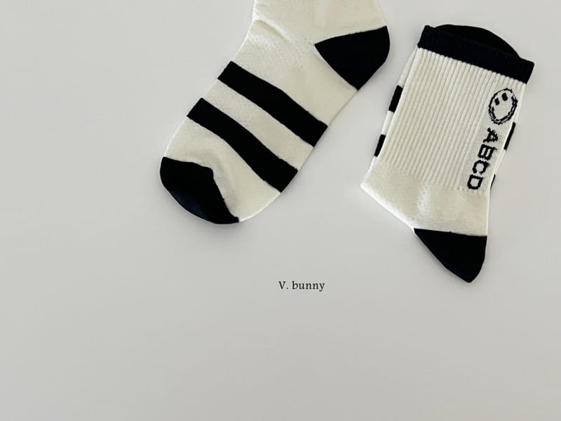 V Bunny - Korean Children Fashion - #discoveringself - Ace Socks Set - 4