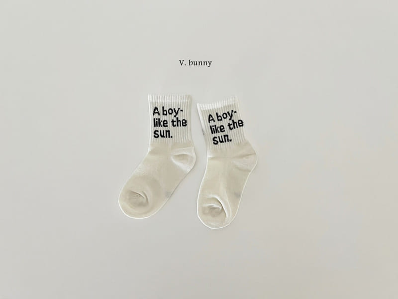 V Bunny - Korean Children Fashion - #kidsshorts - A Boy Socks Set - 4