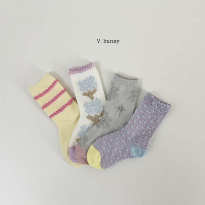 V Bunny - Korean Children Fashion - #kidzfashiontrend - Bird Socks Set