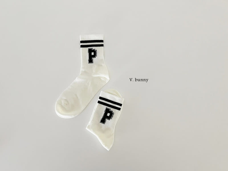 V Bunny - Korean Children Fashion - #kidzfashiontrend - Pi Check Socks Set - 3