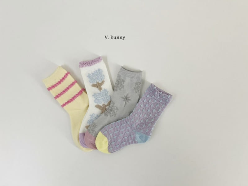 V Bunny - Korean Children Fashion - #littlefashionista - Bird Socks Set - 3