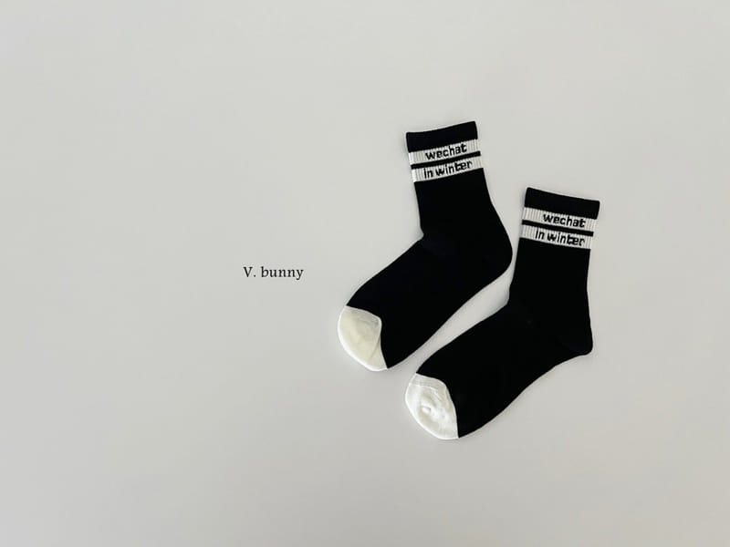 V Bunny - Korean Children Fashion - #littlefashionista - Pi Check Socks Set - 5