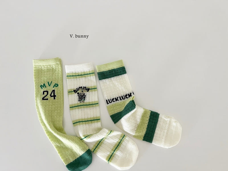 V Bunny - Korean Children Fashion - #littlefashionista - MVP Socks Set - 10