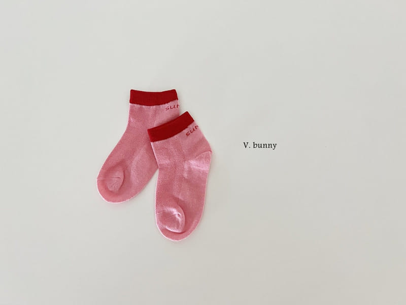 V Bunny - Korean Children Fashion - #littlefashionista - Sun Socks Set - 5