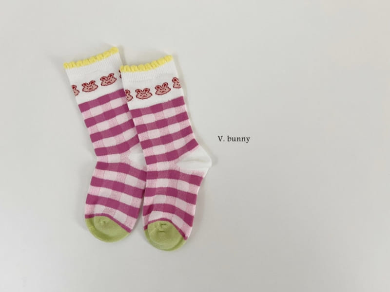 V Bunny - Korean Children Fashion - #magicofchildhood - Good Day Socks Set - 6