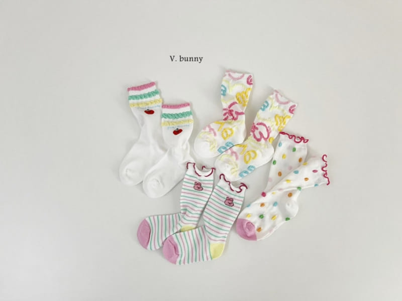 V Bunny - Korean Children Fashion - #prettylittlegirls - Soda Socks Set - 9