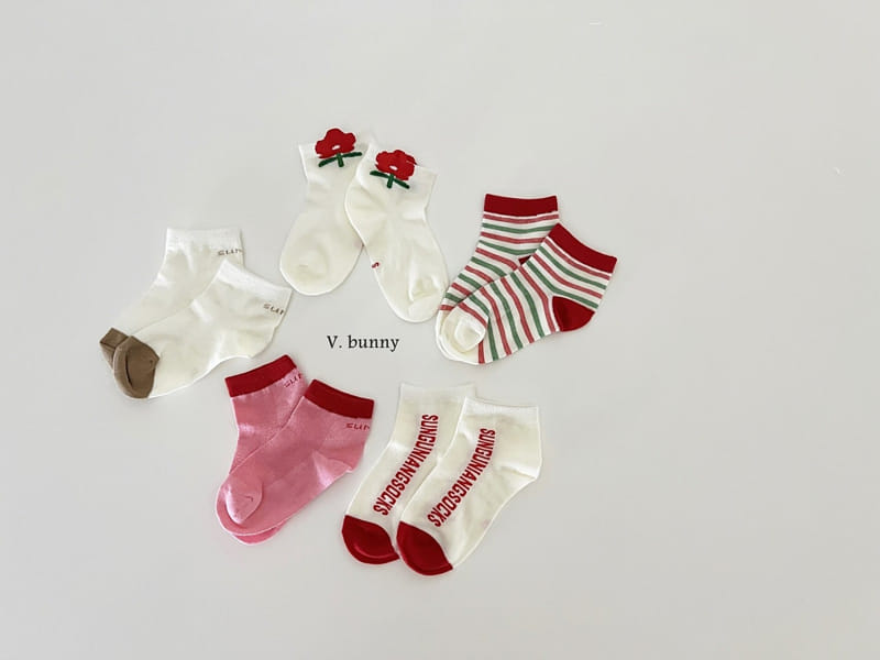 V Bunny - Korean Children Fashion - #stylishchildhood - Sun Socks Set - 11