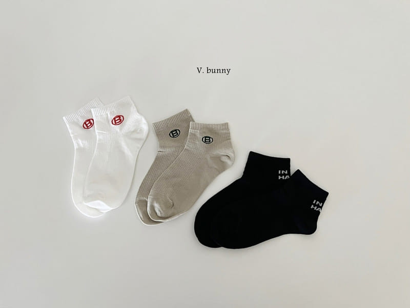 V Bunny - Korean Children Fashion - #stylishchildhood - Bibi Socks Set - 9