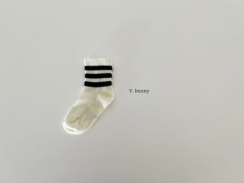 V Bunny - Korean Children Fashion - #todddlerfashion - Seven Socks Set - 8