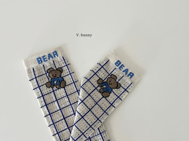 V Bunny - Korean Children Fashion - #todddlerfashion - Bay Socks Set - 5