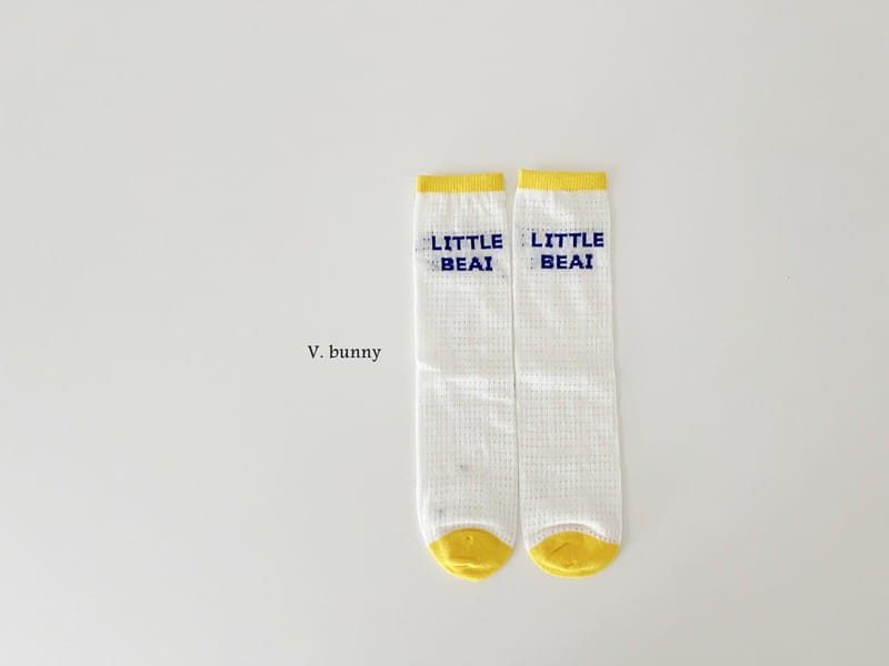 V Bunny - Korean Children Fashion - #toddlerclothing - Bay Socks Set - 6