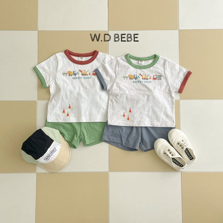 Woodie - Korean Baby Fashion - #babygirlfashion - Crayon Top Bottom Set