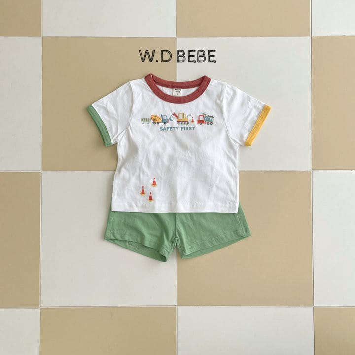 Woodie - Korean Baby Fashion - #babyoninstagram - Crayon Top Bottom Set - 3