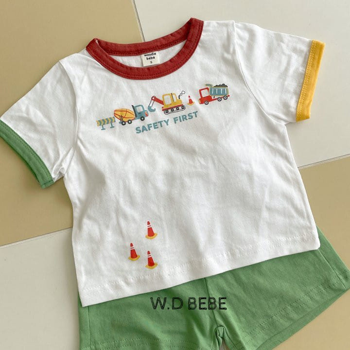 Woodie - Korean Baby Fashion - #babyoninstagram - Crayon Top Bottom Set - 4