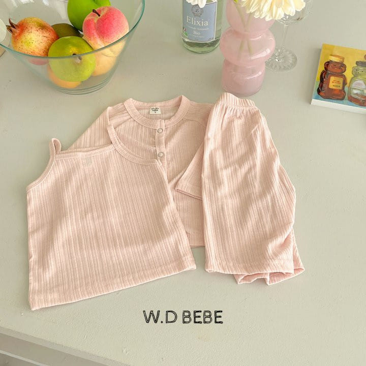 Woodie - Korean Baby Fashion - #babyootd - Ssak3 Top Bottom Three Set - 3