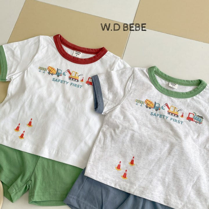 Woodie - Korean Baby Fashion - #babyoutfit - Crayon Top Bottom Set - 5