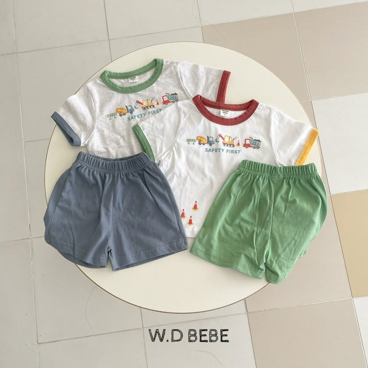 Woodie - Korean Baby Fashion - #babyoutfit - Crayon Top Bottom Set - 6