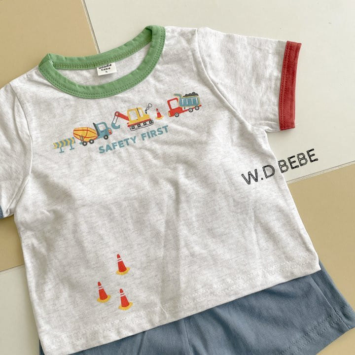 Woodie - Korean Baby Fashion - #onlinebabyshop - Crayon Top Bottom Set - 9