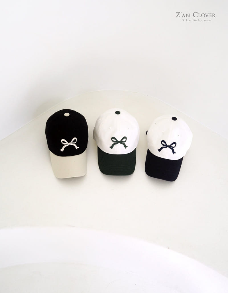 Zan Clover - Korean Children Fashion - #childofig - Color Ribbon Ball Cap - 2