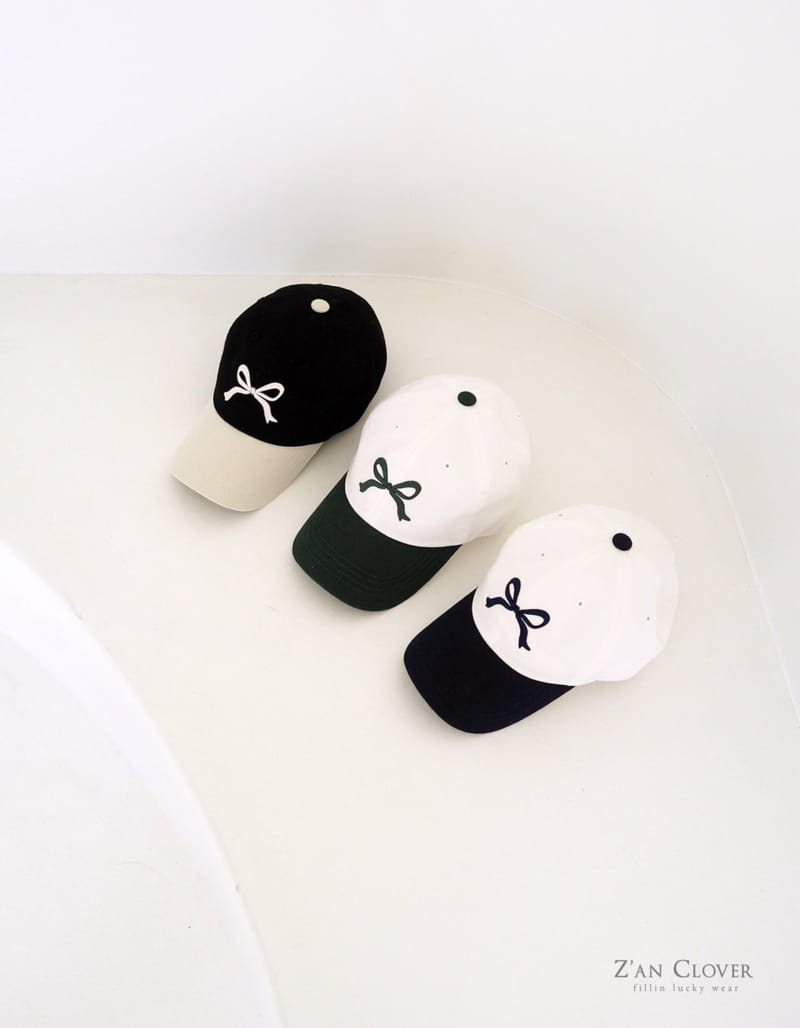 Zan Clover - Korean Children Fashion - #childofig - Color Ribbon Ball Cap - 3