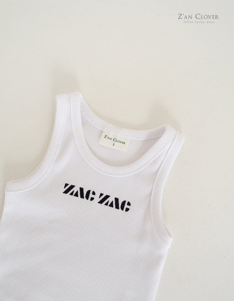 Zan Clover - Korean Children Fashion - #childofig - Zac Rib Sleeveless Tee - 4