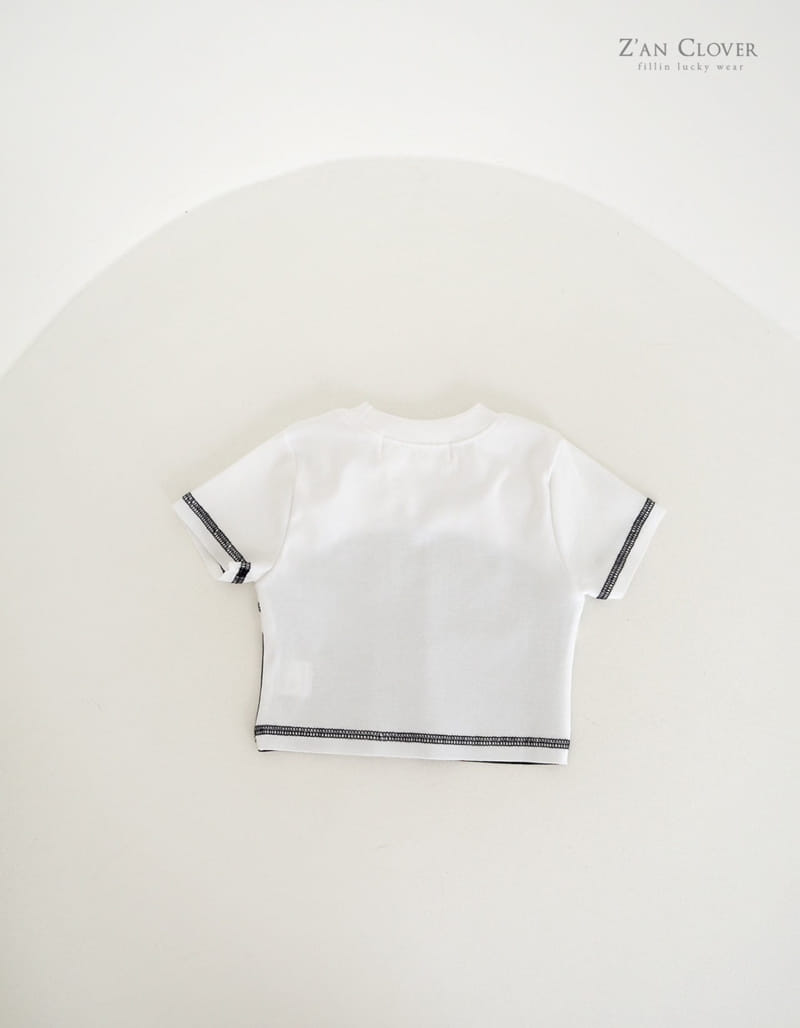 Zan Clover - Korean Children Fashion - #stylishchildhood - Curve Color Tee - 8