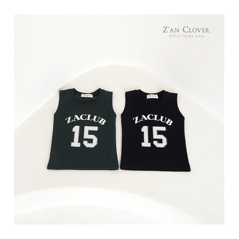 Zan Clover - Korean Children Fashion - #todddlerfashion - 15 Patch Sleeveless Tee