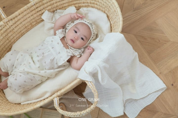 1 Gram - Korean Baby Fashion - #babyfashion - Mir Fill Jump Suit - 2