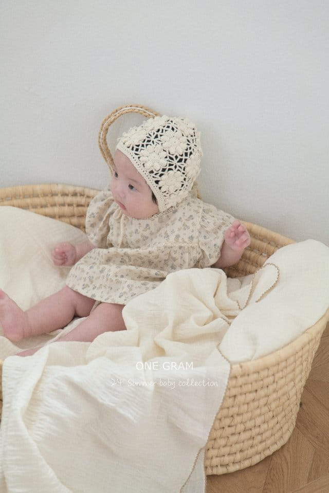 1 Gram - Korean Baby Fashion - #babyoninstagram - Square Frill Bloomers - 2