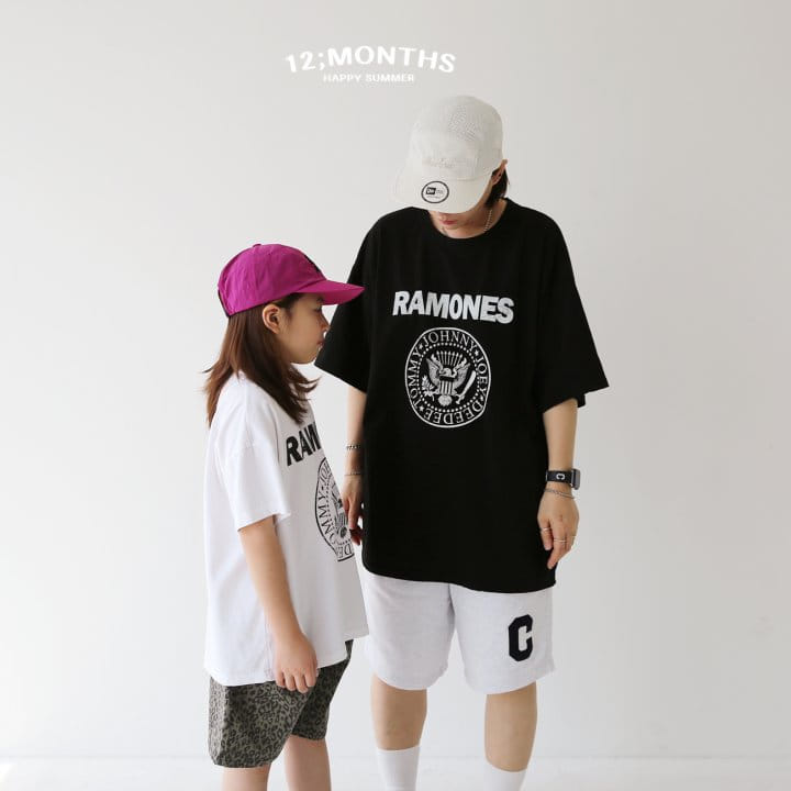 12 Month - Korean Children Fashion - #discoveringself - Ramones Tee With Mom - 3