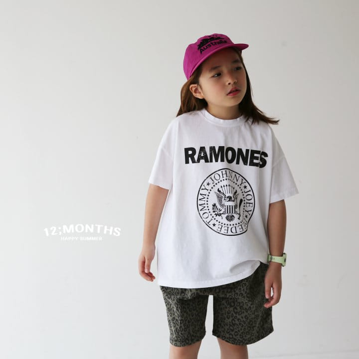 12 Month - Korean Children Fashion - #kidsshorts - Ramones Tee With Mom - 5