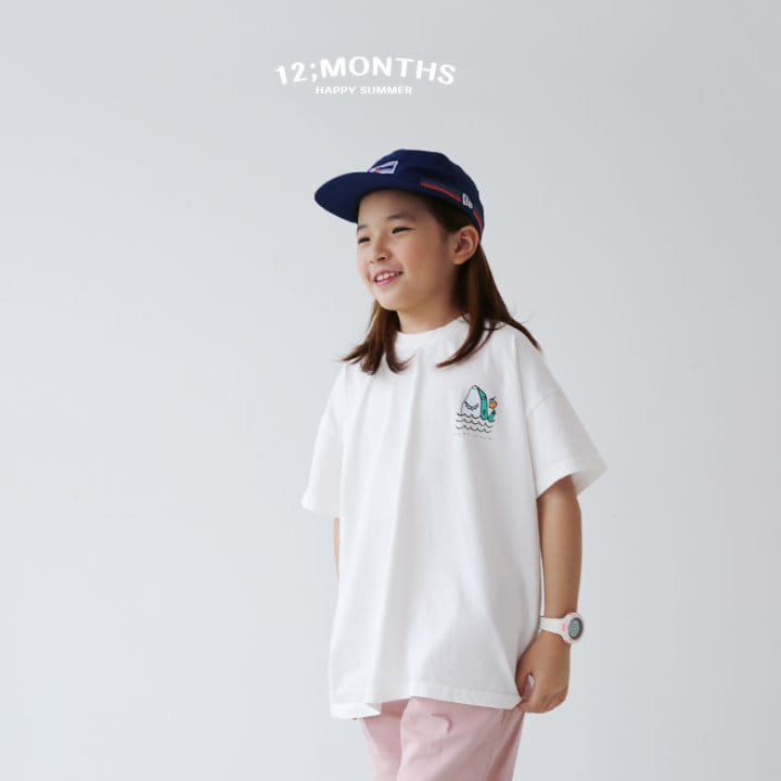 12 Month - Korean Children Fashion - #minifashionista - Shark Tee With Mom - 5