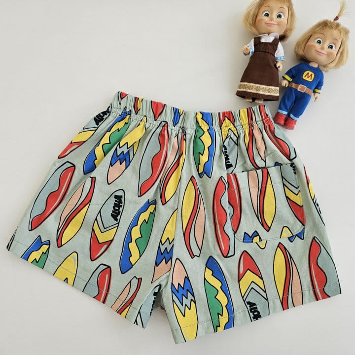 1St Blue - Korean Children Fashion - #Kfashion4kids - Surfing Paint Shorts - 7