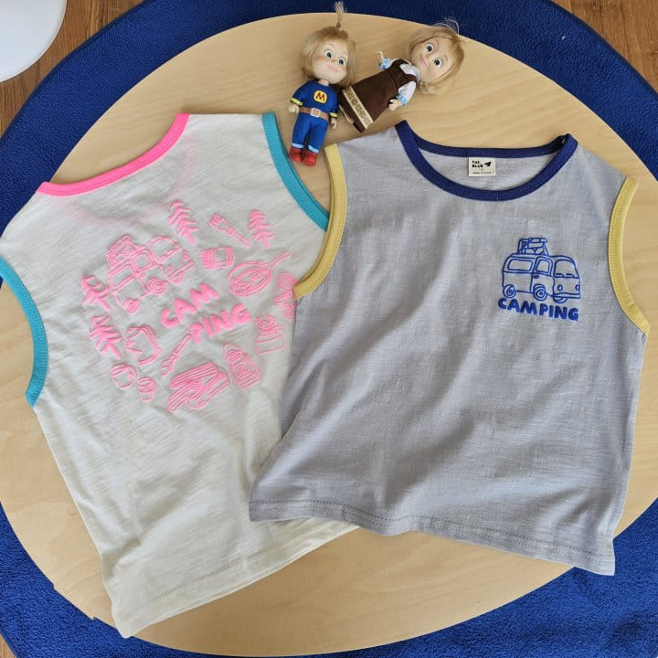 1St Blue - Korean Children Fashion - #childofig - Summer Camping Tee - 8